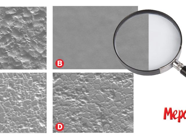 Compare EP Food Contact Surfaces under 200X Magnification